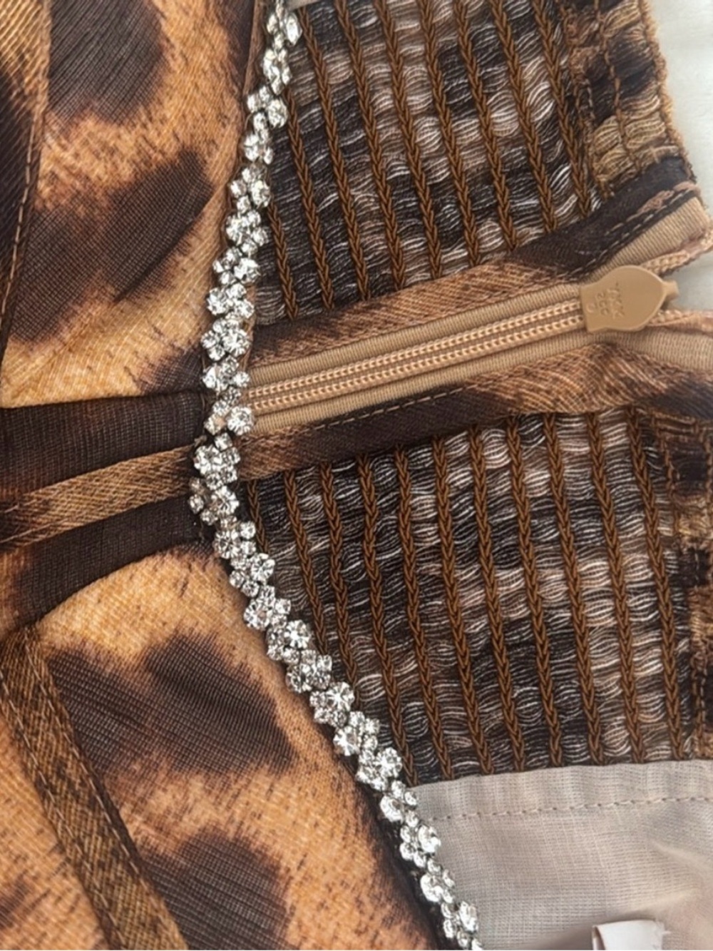 Zimmermann Size 3 Brown Leopard Print Dress - Picture 7 of 14